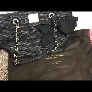 Kate Spade New York small straw tote